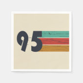 1995生まれ年ヴィンテージ30歳の誕生日パーティー スタンダードカクテルナプキン (正面)