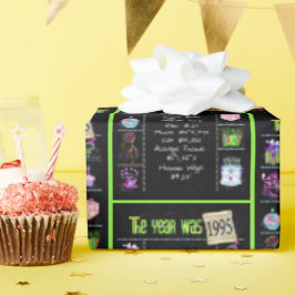 1995誕生日年トリビア ラッピングペーパー