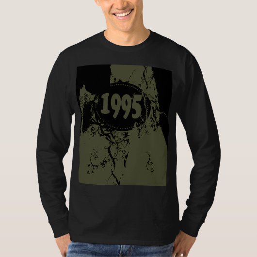 1995 – ブラックヴィンテージレトロ – Tシャツ (正面)