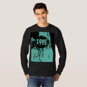 1995 – ブラック、ブルーヴィンテージレトロ – Tシャツ (正面フル)