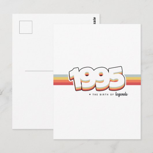 1995 伝説の誕生 ポストカード (正面/裏面)