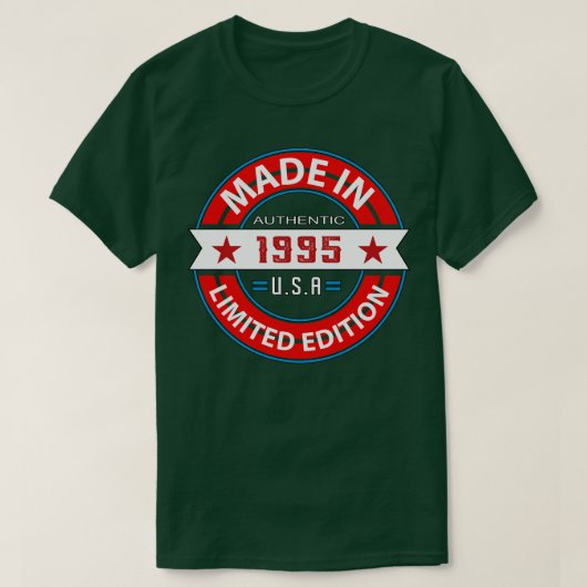 1995 28年 Tシャツ (デザイン正面)