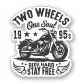 1995sオートバイヴィンテージ シール (正面)