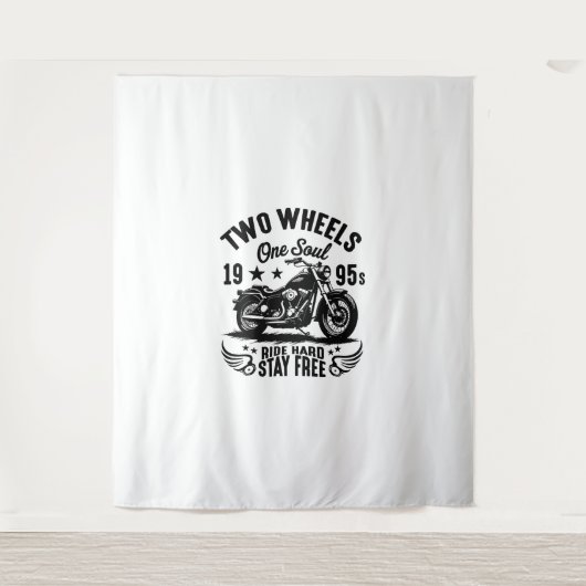 1995sオートバイヴィンテージ タペストリー (正面)