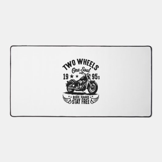 1995sオートバイヴィンテージ デスクマット (正面)