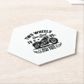 1995sオートバイヴィンテージ ペーパーコースター (アングル)