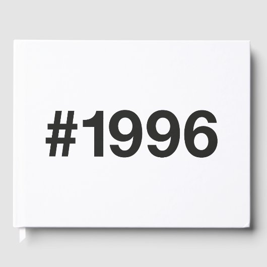 1996ハッシュタグ29誕生日記念日 ゲストブック (正面)