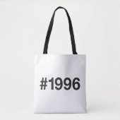 1996ハッシュタグ29誕生日記念日 トートバッグ (正面)