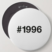1996ハッシュタグ29誕生日記念日 缶バッジ (正面&裏面)