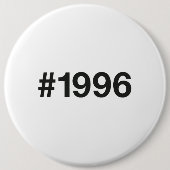 1996ハッシュタグ29誕生日記念日 缶バッジ (正面)