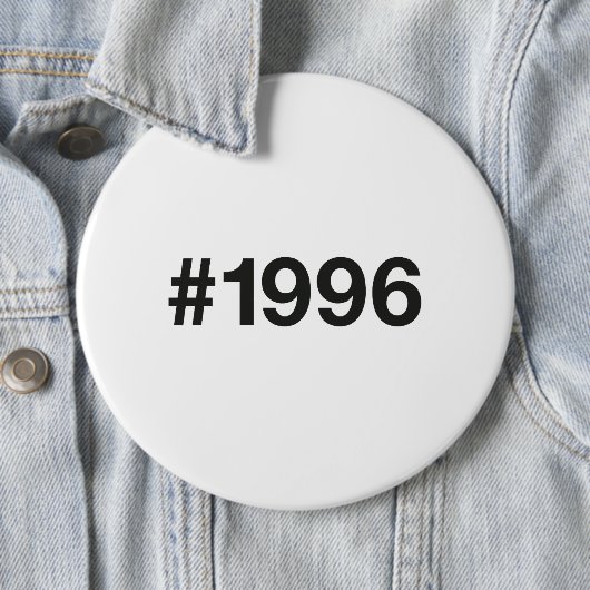 1996ハッシュタグ29誕生日記念日 缶バッジ (インサイチュ)