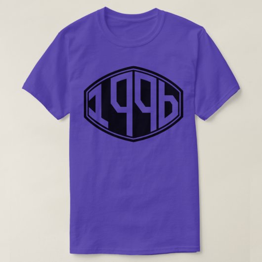 1996レトロヒップスター誕生日 Tシャツ (デザイン正面)