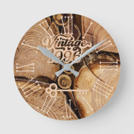 1996ヴィンテージアクリル製壁時計 ラウンド壁時計