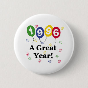 1996年すばらしい年の誕生日 缶バッジ