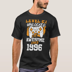 1996年のビデ素晴らしオゲームBi以降のレベル27のロック解除 Tシャツ