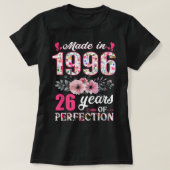 1996年フローラ26歳26誕生日ギフト作 Tシャツ (デザイン正面)