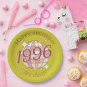1996年生まれの30歳の誕生日パーティーの飾り紙皿 ペーパープレート (パーティー)