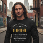 1996年生まれの30歳の誕生日 名前入り Tシャツ