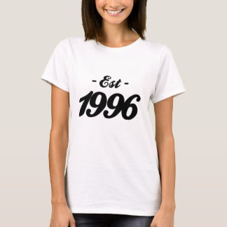 1996年確立される-誕生日 Tシャツ
