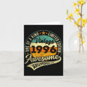 1996年限定版 30周年記念 30歳の誕生日 カード (黄色い花)