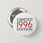 1996年限定 お誕生日おめでとう 30歳 缶バッジ (正面&裏面)