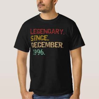1996年12月から伝説的存在 Tシャツ