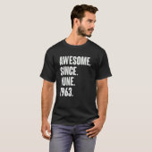 1996年6月以来59歳素晴らし59誕生日 Tシャツ (正面フル)