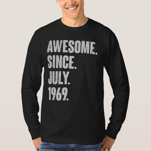 1996年7月以来53歳素晴らし53誕生日 Tシャツ (正面)