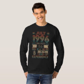 1996生まれ年7月26日誕生日1996 26年 Tシャツ (正面フル)