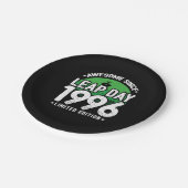 1996素晴らし年閏年日以後2月29誕生日 ペーパープレート (アングル)