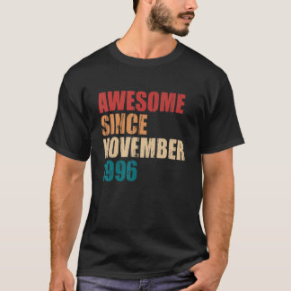1996素晴らし年11月26日誕生日26年 Tシャツ