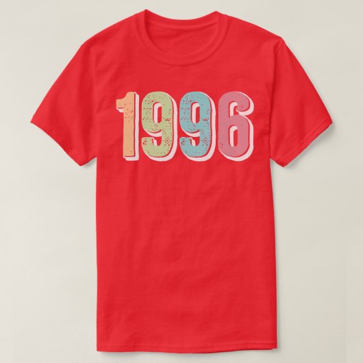 1996誕生年 Tシャツ (デザイン正面)