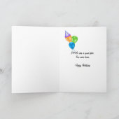 1996誕生日おもしろい事実 カード (内部)