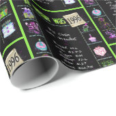 1996誕生日年トリビア ラッピングペーパー (ロールコーナー)