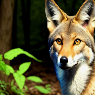 「1996」森のキャンバスのアートの中のカヨテ キャンバスプリント