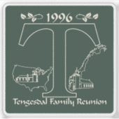 1996 Tengesdal Family Reunion シール (正面)
