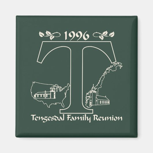 1996 Tengesdal Family Reunion マグネット (正面)