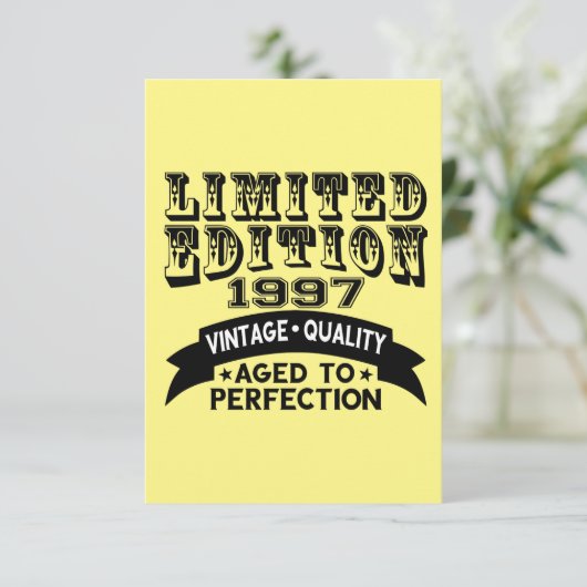 1997おもしろい誕生日カード限定版 サンキューカード (スタンド正面)