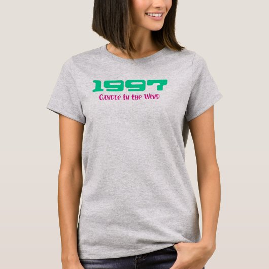 1997年の人気曲Tシャツ Tシャツ (正面)