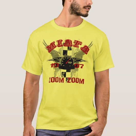 1997年のMiataのグラフィックT Tシャツ (正面)