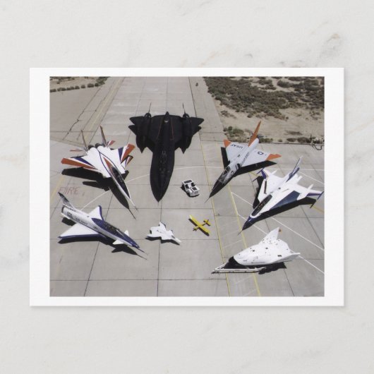 1997年ドライアデン研究航空機艦隊ランプ ポストカード (正面)