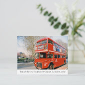 1997年ロンドンのIslington Greenで38本のバス ポストカード (スタンド正面)