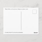 1997年ロンドンのIslington Greenで38本のバス ポストカード (裏面)