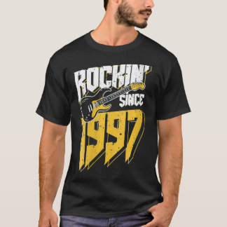 1997年以来のウォメンズロックイン'ヴィンテージロックミュージックファン2 Tシャツ