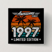 1997年生まれ1997年以来の限定版レトロ素晴らし。 缶バッジ (正面)
