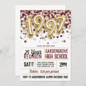 1997年高等学校大学懇親会招待状 招待状 (正面/裏面)