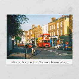 1997年12月19日の73バス教会通り ポストカード