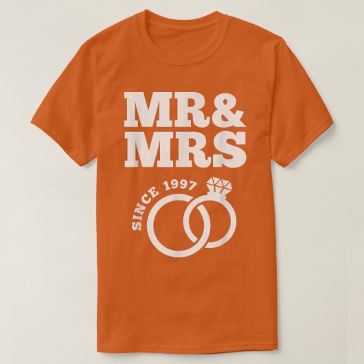 1997年25周年記念マッ結婚ク以来 Tシャツ (デザイン正面)
