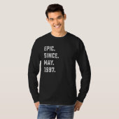 1997年5月25歳から25誕生日叙事詩 Tシャツ (正面フル)