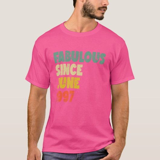 1997年6月以来の素晴らしい男の子の男の子の女の子 Tシャツ (正面)